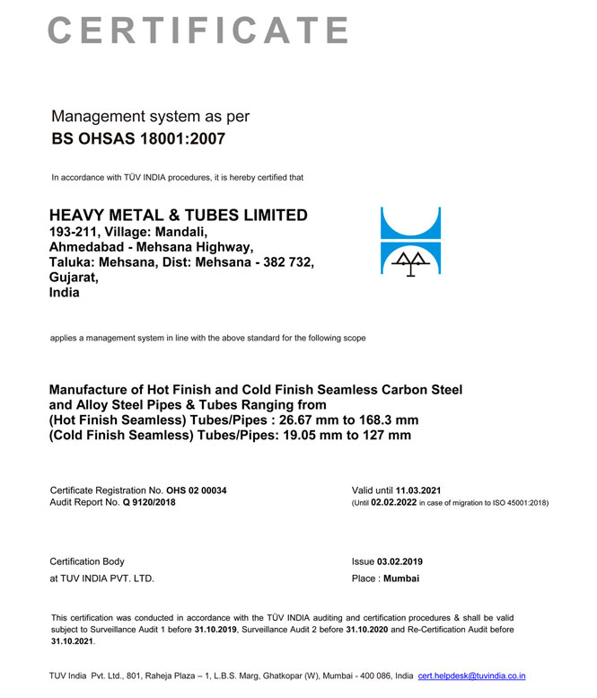 OHSAS 18001 2015